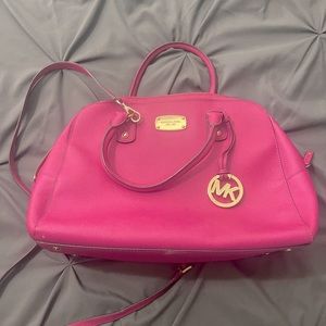 Michael Kors hot pink large purse!